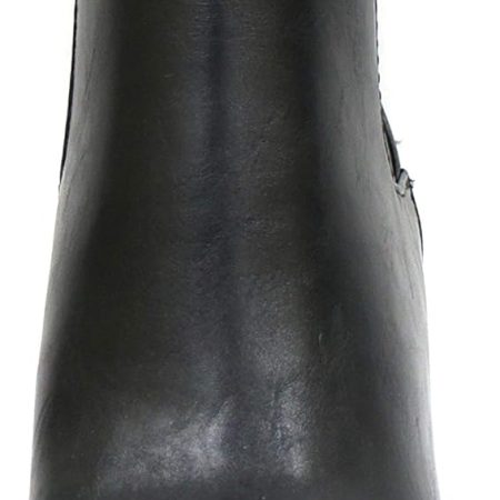 Soda Glove - Ankle Boot w/Lug Sole Elastic Gore and Chunky Heel - Image 3