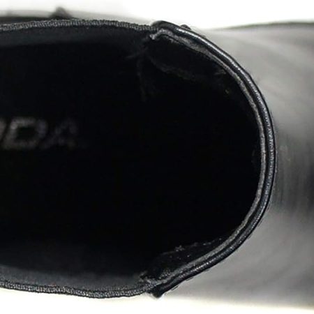 Soda Glove - Ankle Boot w/Lug Sole Elastic Gore and Chunky Heel - Image 5